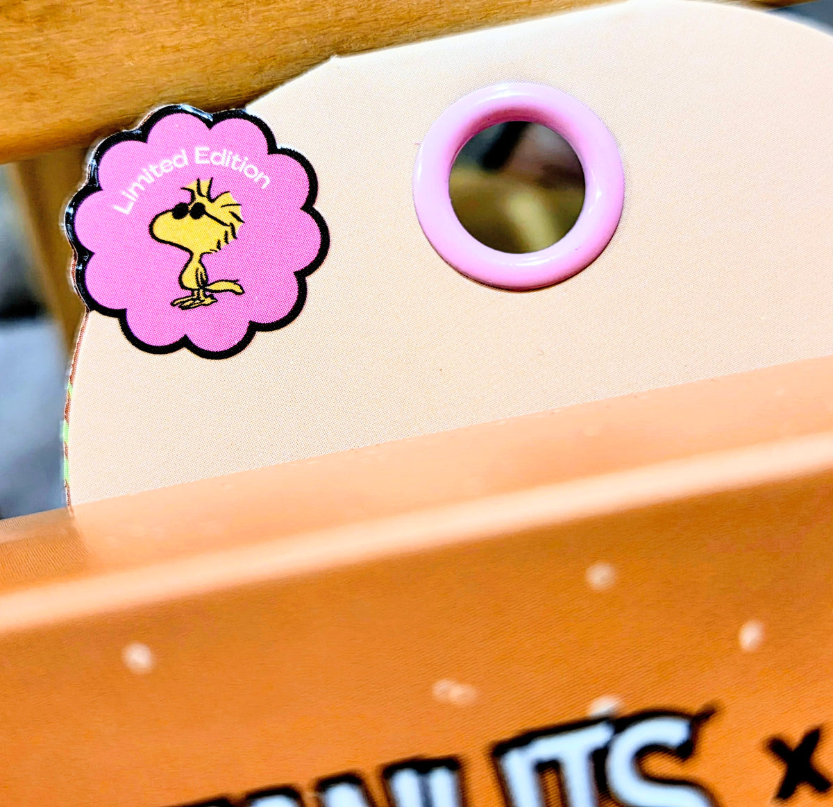 Makeup blender sponge, pink ring with Limited Edition badge