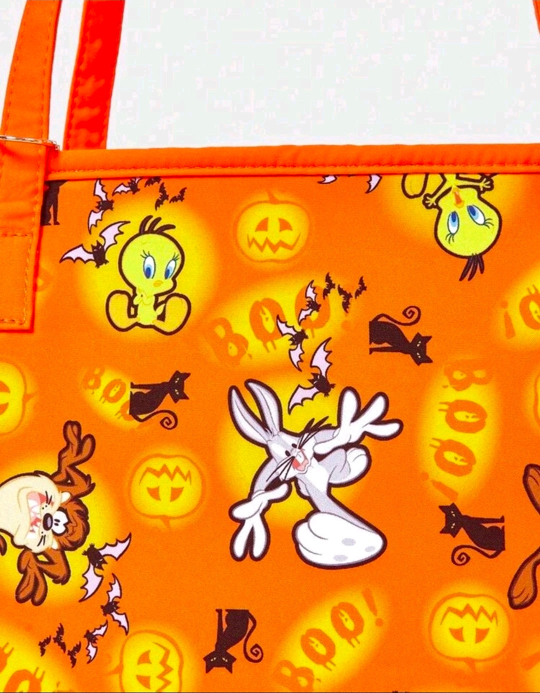 Looney Tunes Halloween 3pc Purse Set Tote Clutch Chain Bag