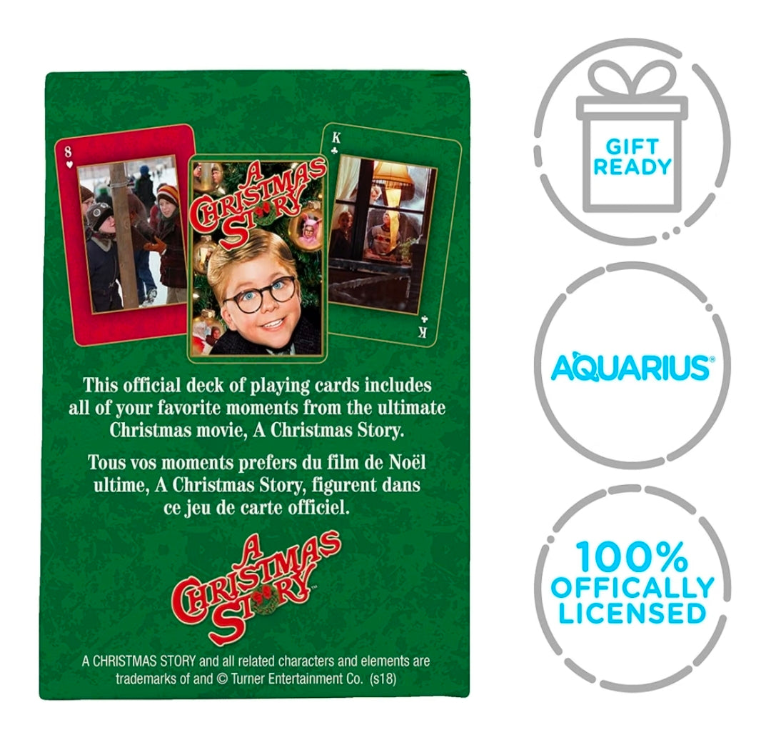 Aquarius A Christmas Story Official Licensed Poker Playing Cards Deck