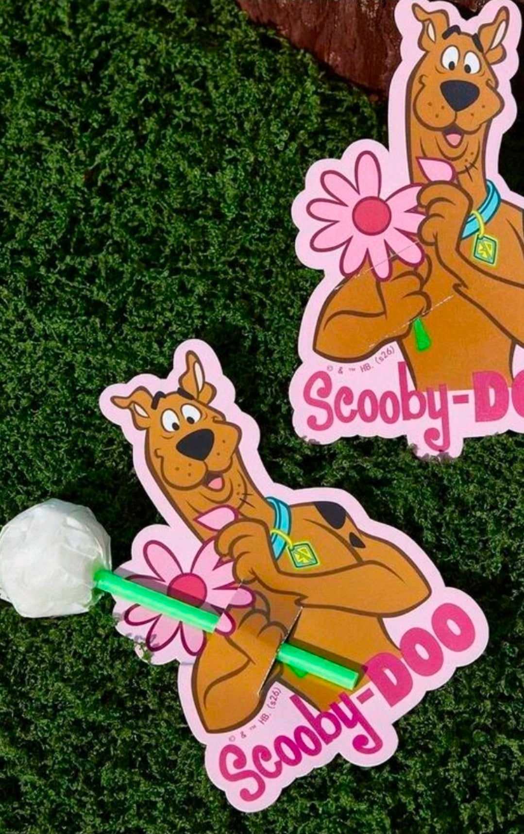 Scooby-Doo Party Favor Cards Set 25 Lollipop Pencil Glow Stick Holder
