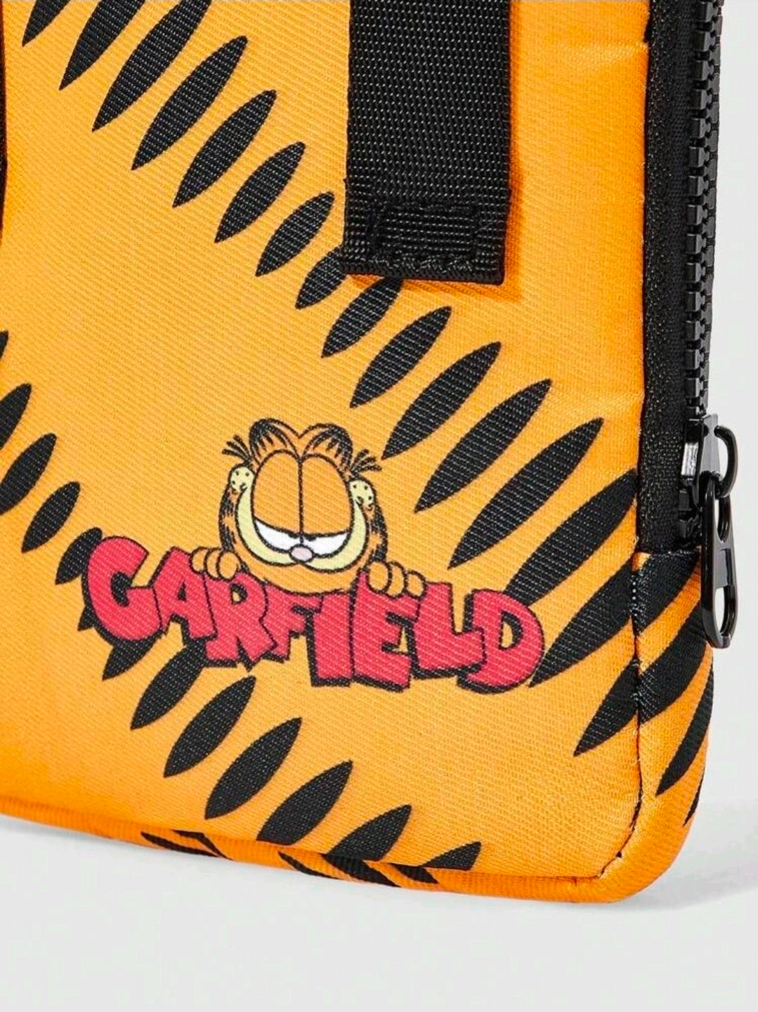 Garfield Tiger Stripe Crossbody Bag & Detachable Round Coin Pouch
