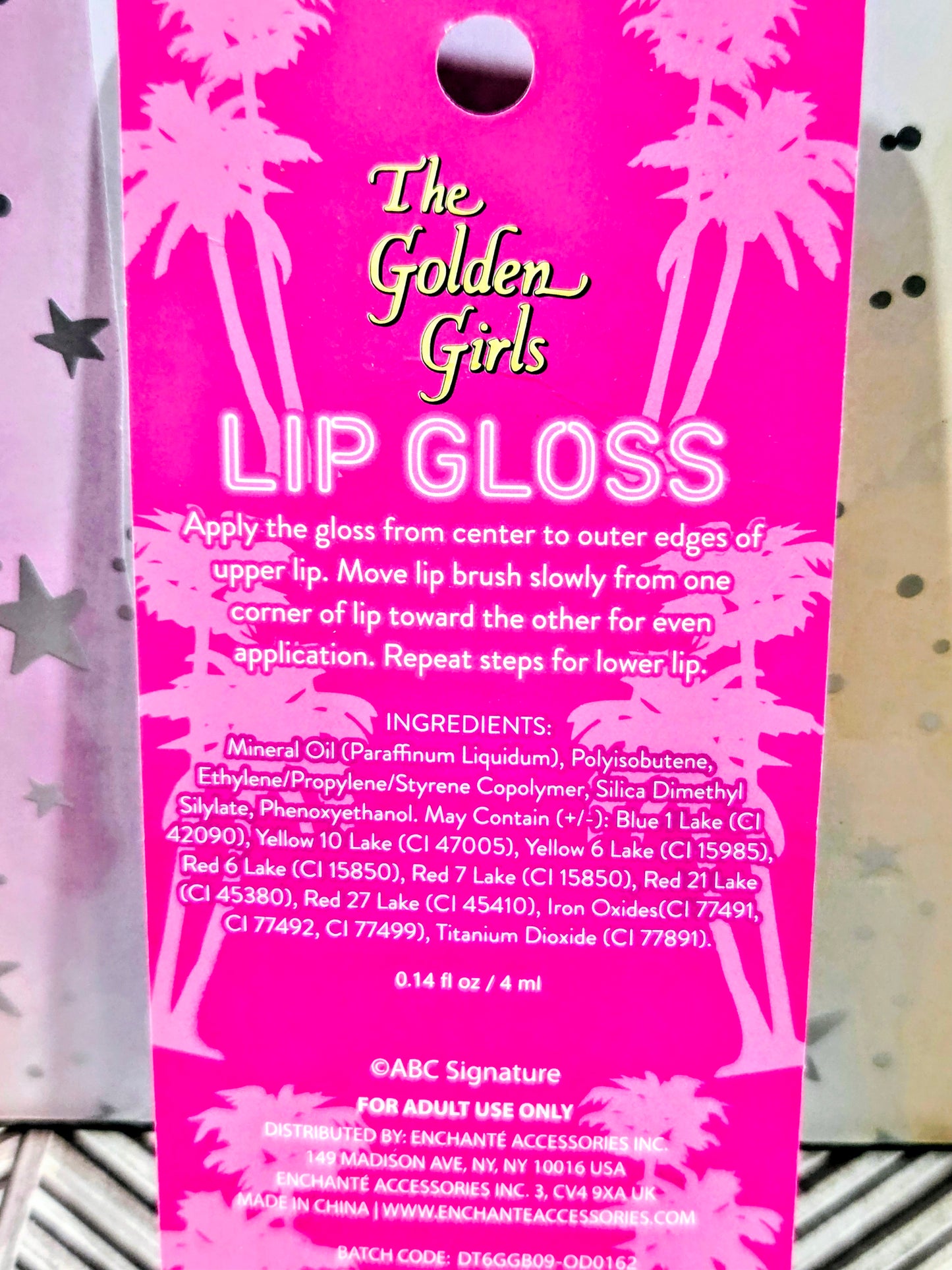 Golden Girls Rose Nylund Betty White Apple Pie Hand Cream & Lip Gloss Duo