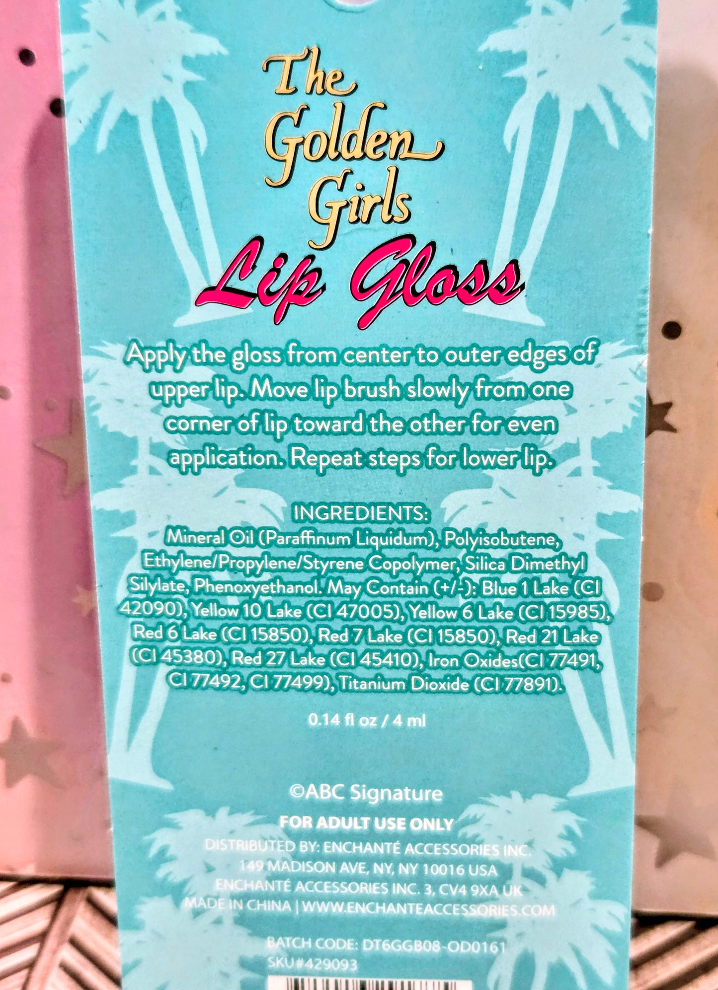 Golden Girls Blanche Devereaux Vanilla Cookie Hand Cream & Lip Gloss Duo