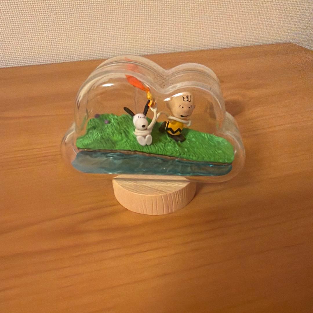 Re-Ment Snoopy Weather Terrarium Windy Kite Flying — Sealed