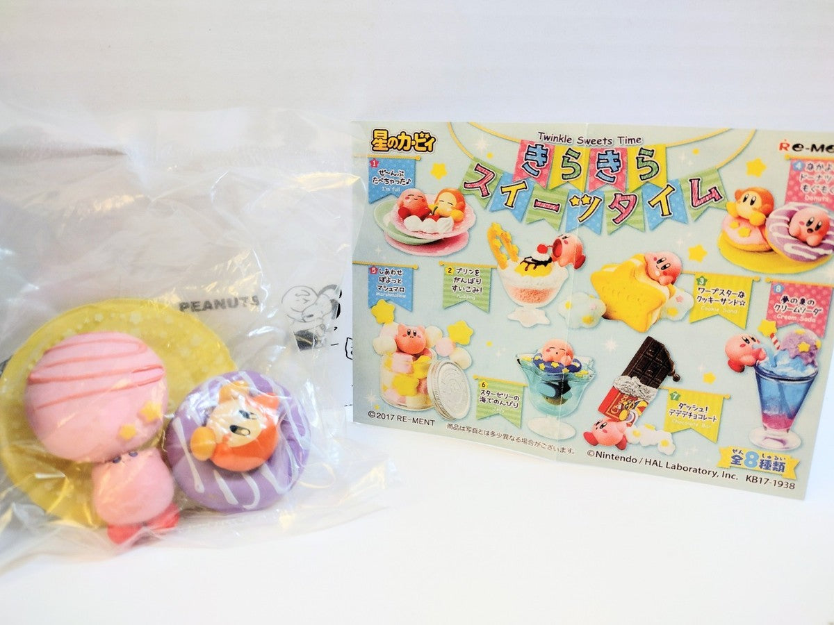 Re-Ment Kirby Twinkle Sweets Time Donuts — Factory Sealed Box