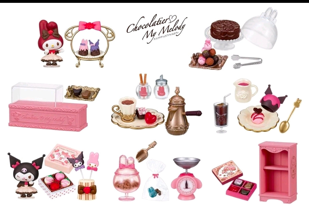 Re-Ment Chocolatier My Melody 2022 Mini Figure Set - Choose Your Variant