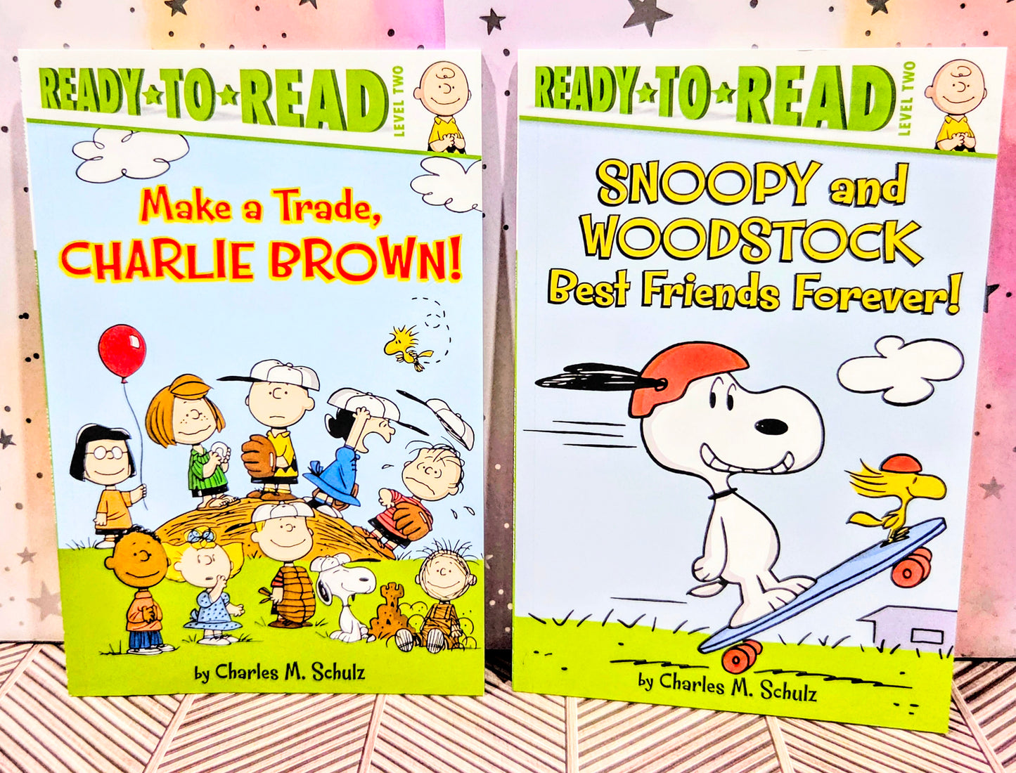 Peanuts Snoopy Ready To Read Book Set - BFF & Make A Trade