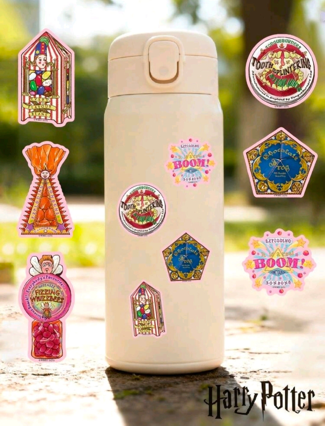 Harry Potter Honeydukes 30pc Sticker Pack Chocolate Frog Exploding Bonbons