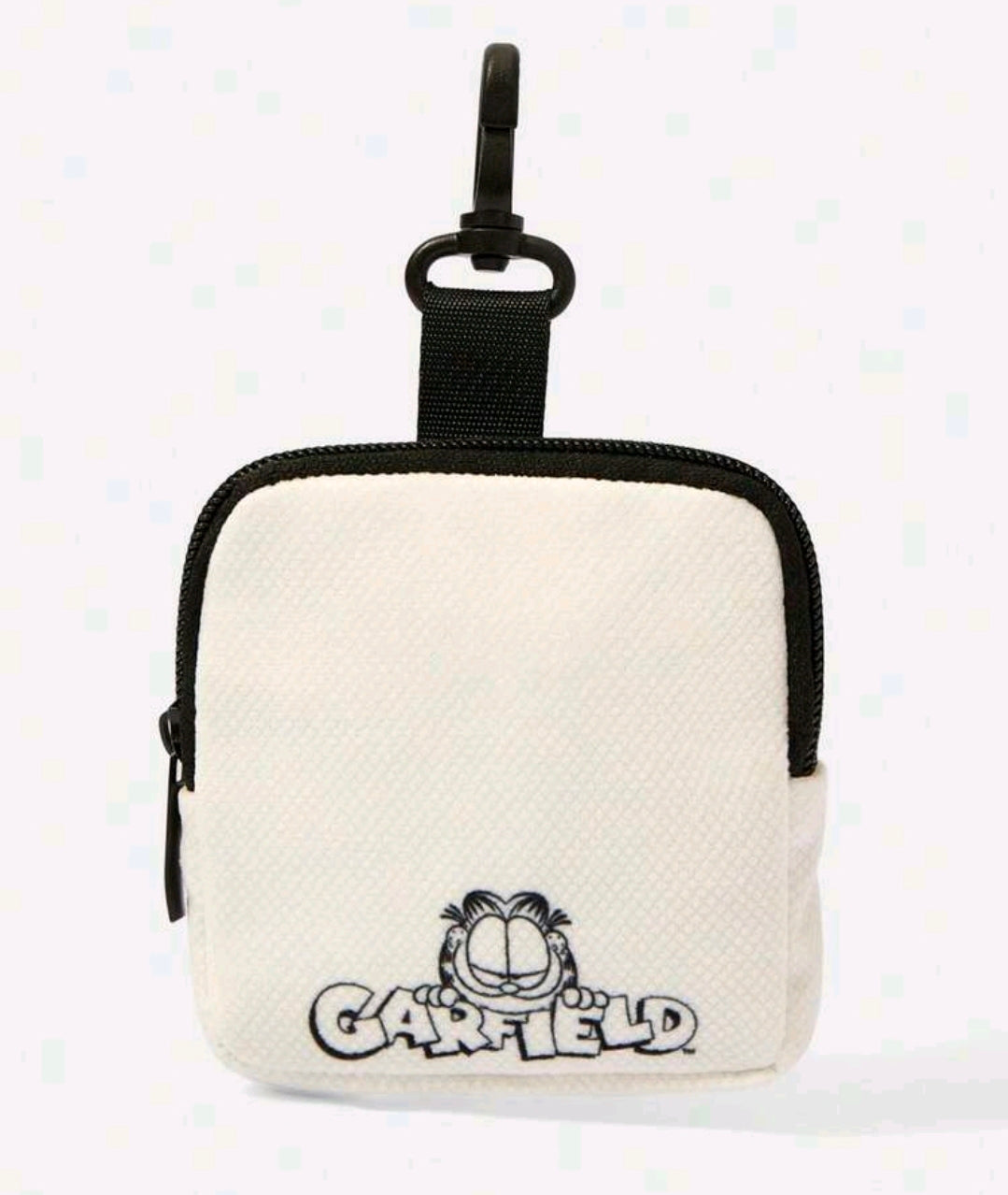 Garfield Whatever Textured Canvas Clip-On Zip Pouch & Coin Purse