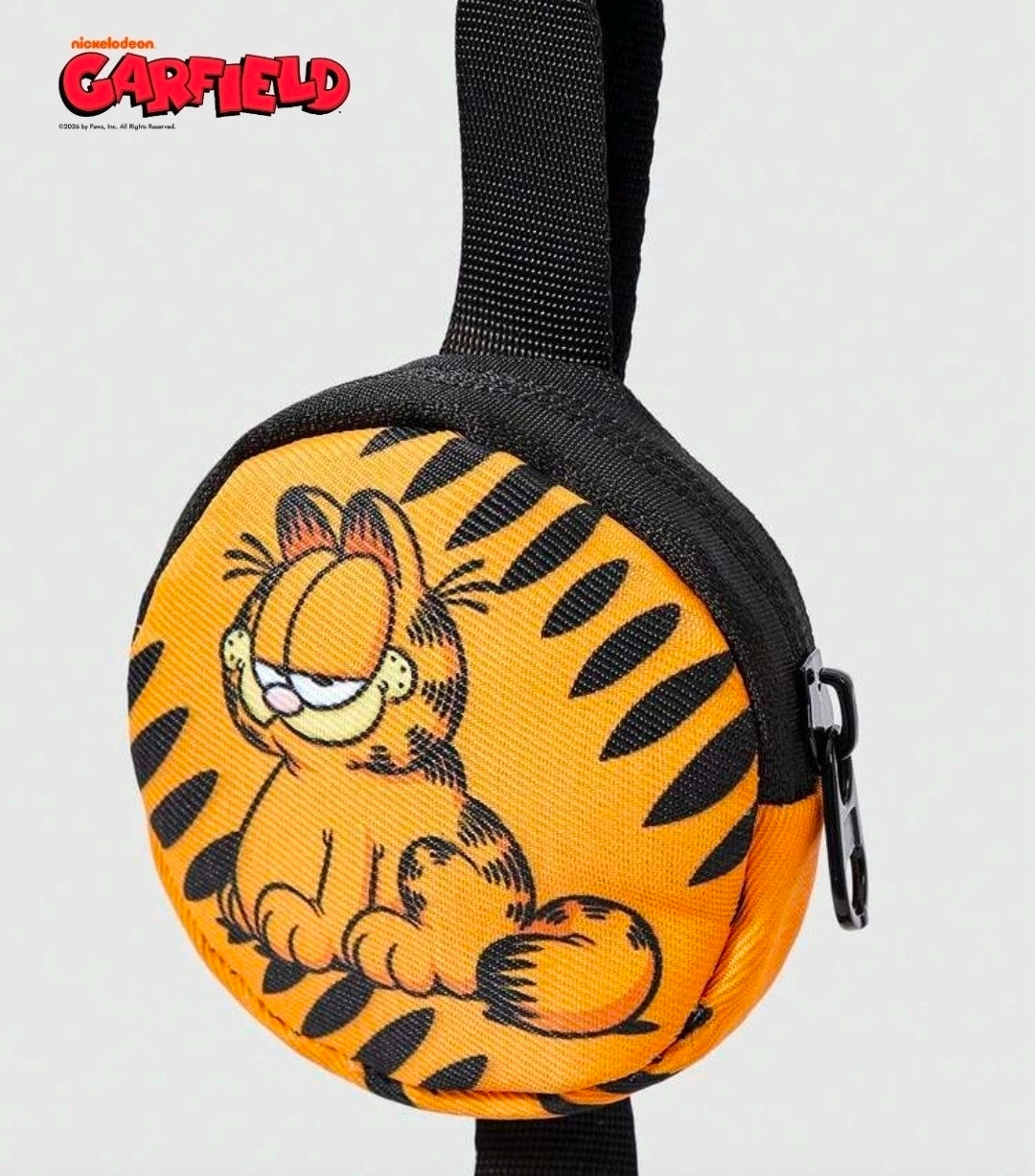 Garfield Tiger Stripe Crossbody Bag & Detachable Round Coin Pouch