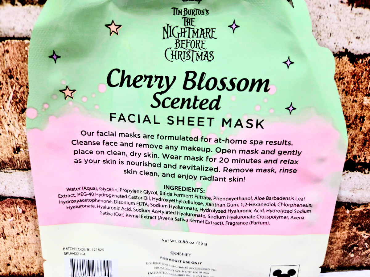 "Zero to Gorgeous" NBC Cherry Blossom Sheet Mask & Vanilla Bean Lip Gloss Duo