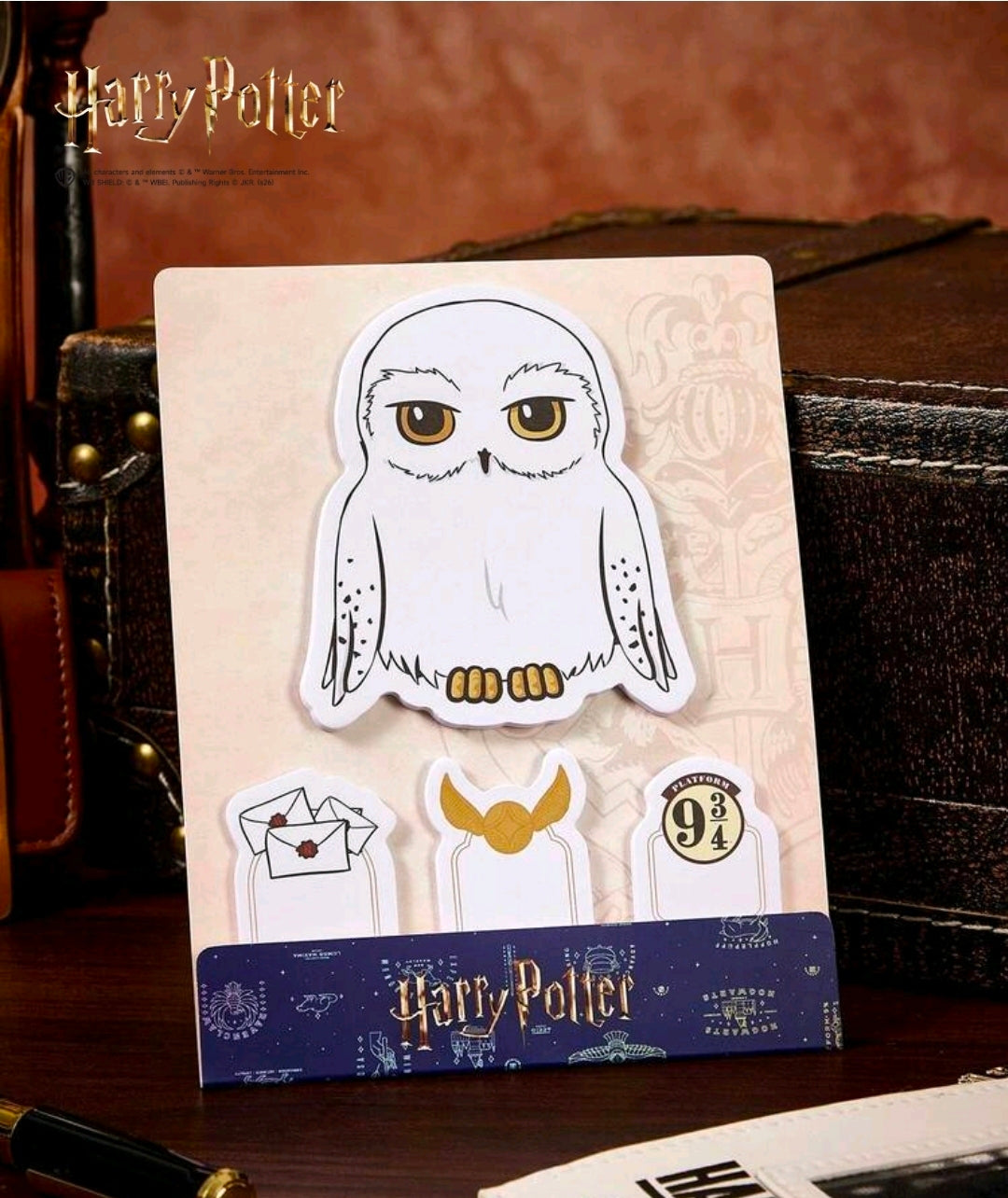 Harry Potter Hedwig Sticky Notepad Sticky Note Tab Set