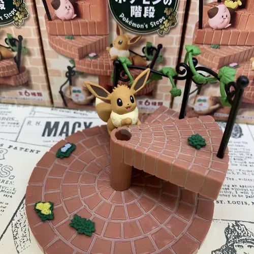 Re-Ment Pokemon's Steps 2019 Spiral Staircase Blind Box Figures