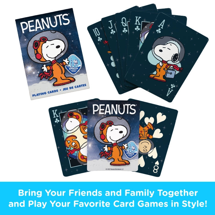 Peanuts Snoopy Apollo Launch Team Playing Cards Aquarius