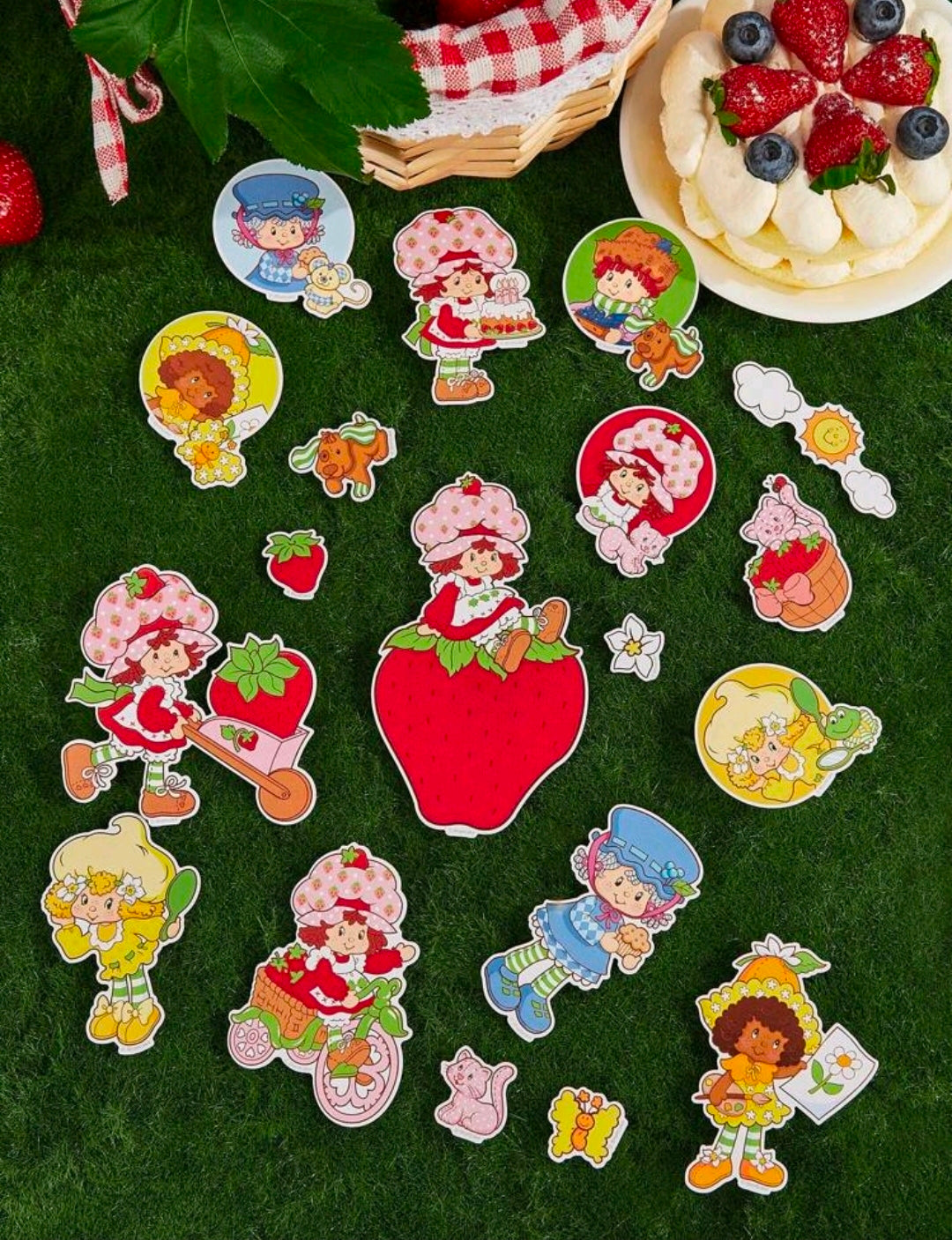 42pc Strawberry Shortcake Die Cut Stickers Pack Licensed Decals Berry Sweet