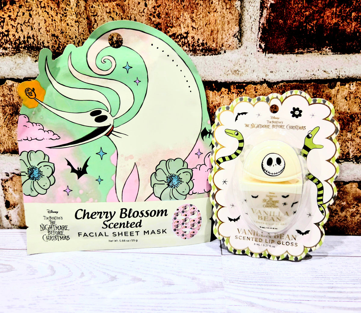 "Zero to Gorgeous" NBC Cherry Blossom Sheet Mask & Vanilla Bean Lip Gloss Duo