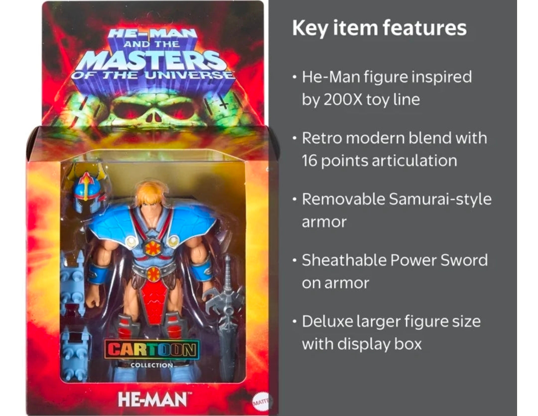 He-Man MOTU Origins Cartoon Collection Samurai 200X 16-POA Deluxe Figure Mattel