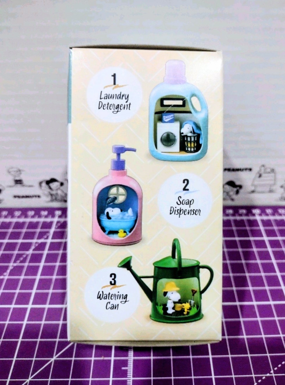 Re-Ment Snoopy Life in a Bottle Soap Dispenser Bath Bubble Figure NEW Sealed
