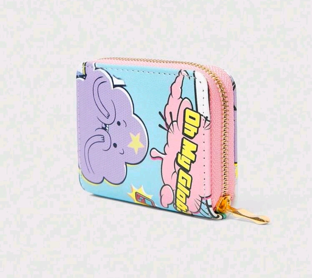 Adventure Time Lumpy Space Princess Oh My Glob Wallet Zip Purse