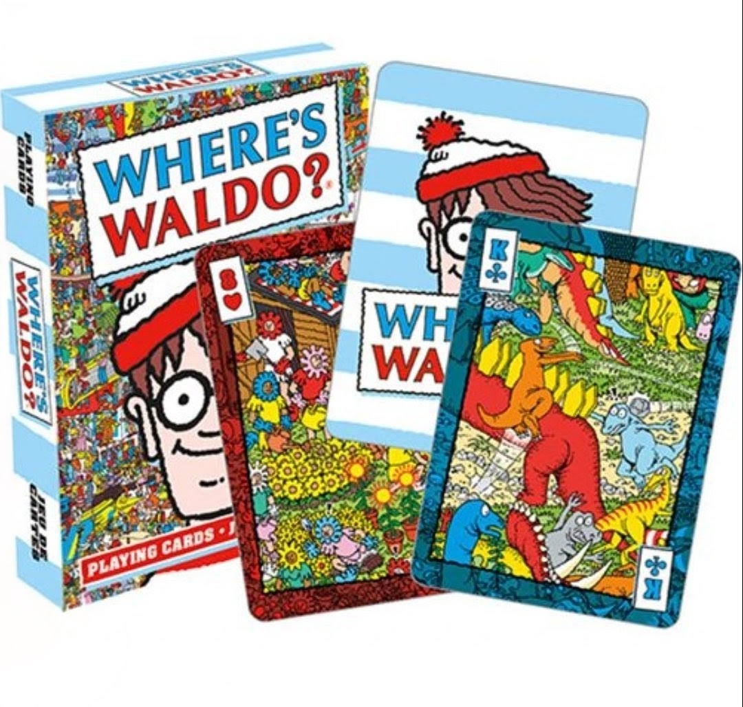 Where's Waldo Playing Cards - Standard Poker Size Aquarius
