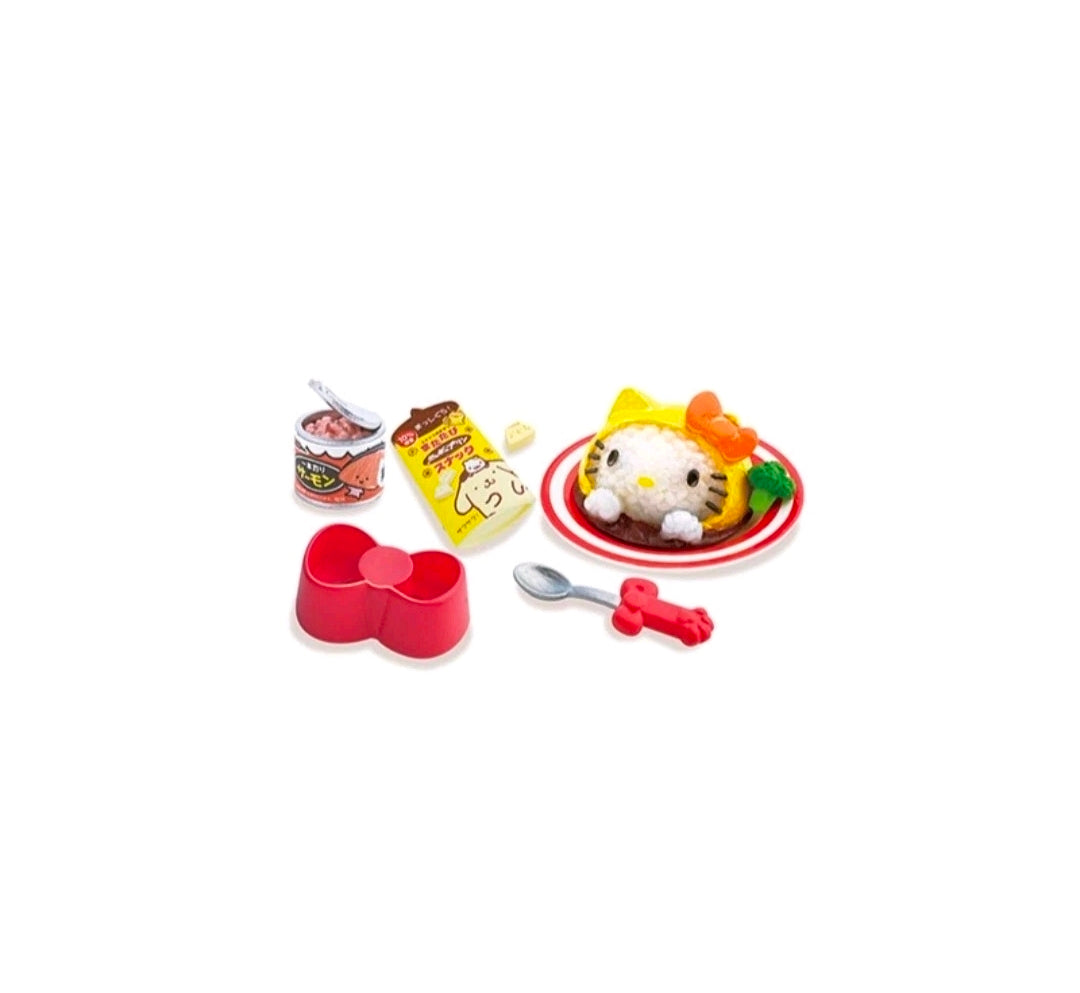 Sanrio Re-Ment Hello Kitty Cat Cafe 2016 — Rare Set of 8