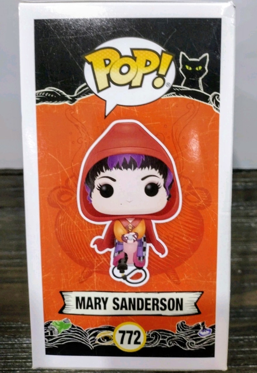 Mary Sanderson Funko Pop in red hood, window box, number 772
