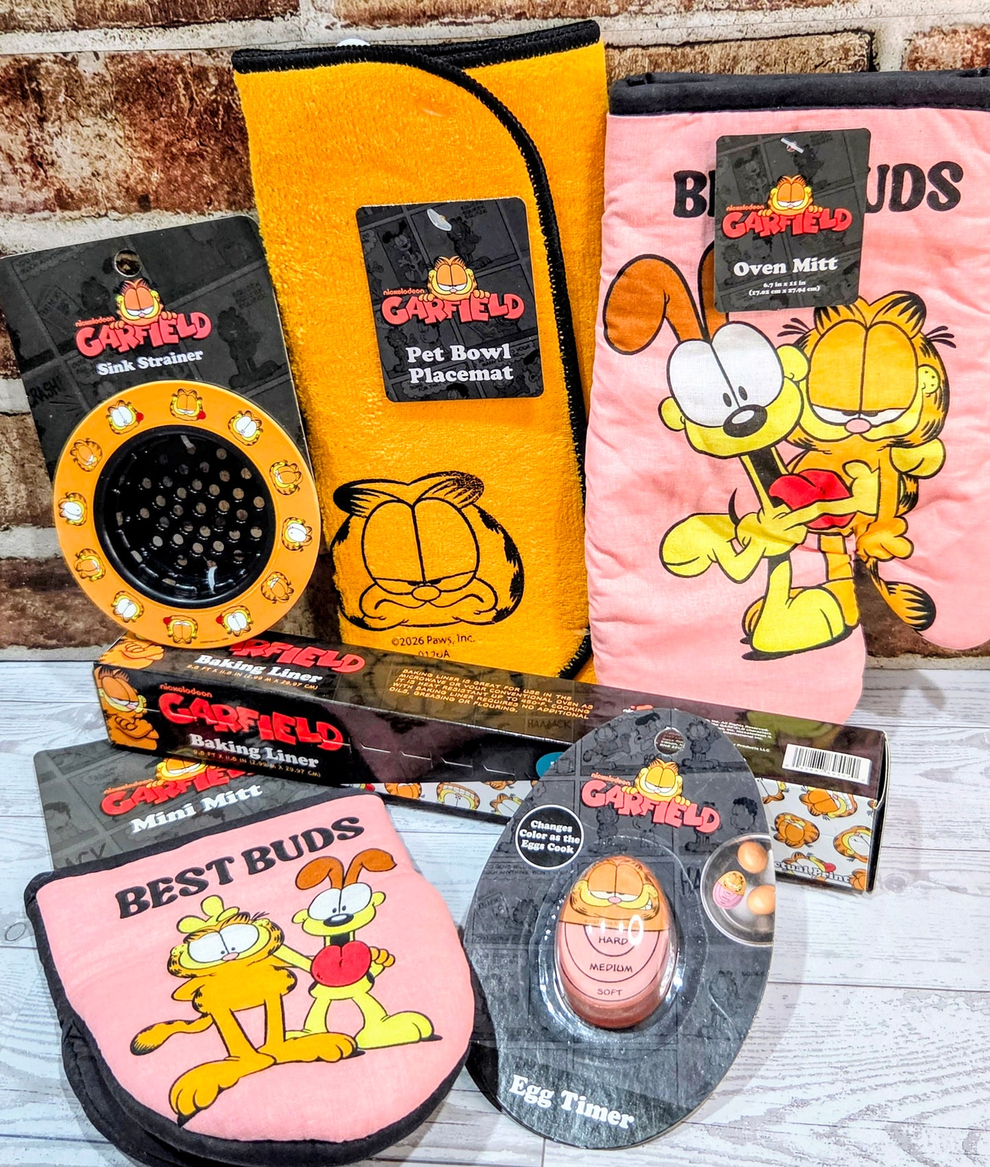 Garfield Kitchen Sink Bundle 6pc Set