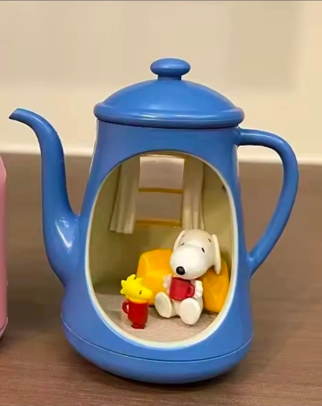 Re-Ment Snoopy Life in a Bottle Coffee Pot Woodstock Mug Figure NEW Sealed