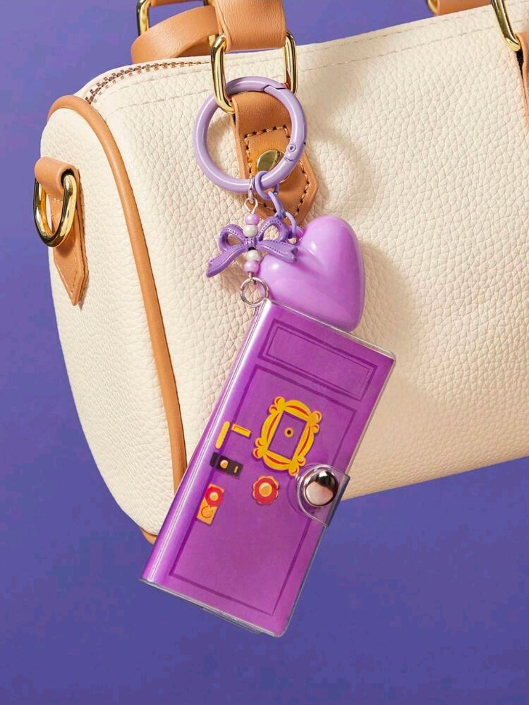 Friends TV Show Mini Notebook Keychain Purple Door