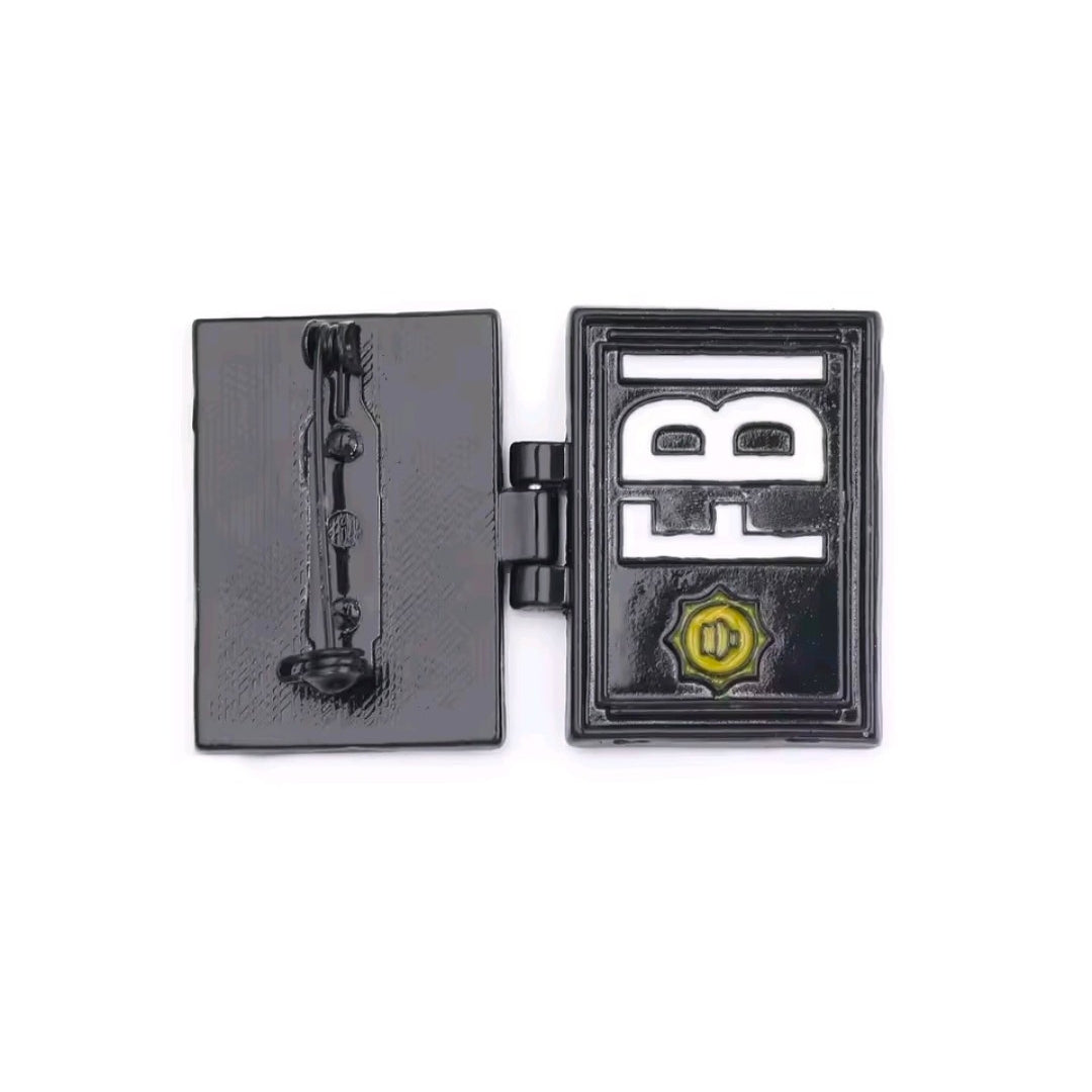 X-Files Enamel Pin Set 3pc Mulder FBI Badge I Want To Believe Phone
