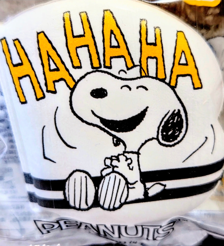 Joytop Peanuts Snoopy HAHA Mechanical Pencil Acrylic Charm Mini Keychain Notepad Set Kawaii Stationery