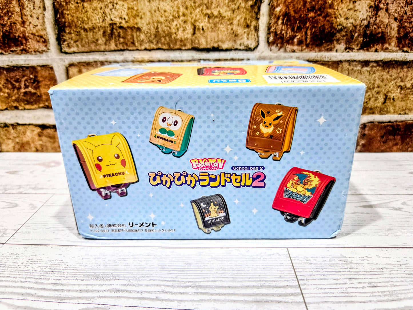 Pokémon Randoseru 2 Re-Ment Full Sealed Box 8 Mini School Bags 2019 NEW ⚡
