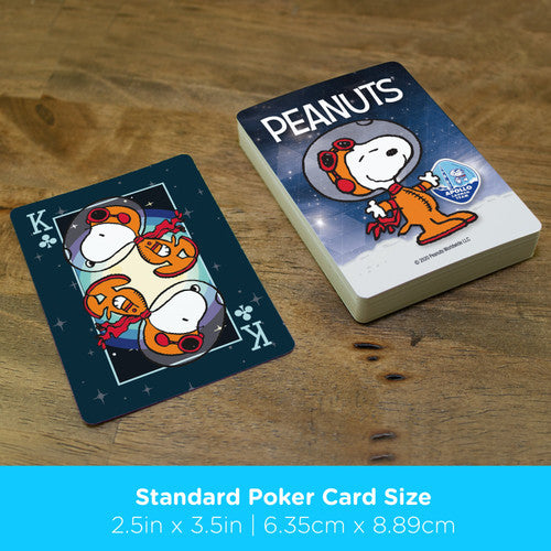 Peanuts Snoopy Apollo Launch Team Playing Cards Aquarius