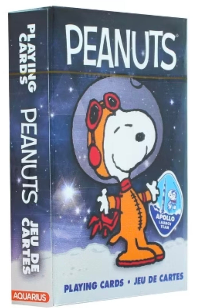 Peanuts Snoopy Apollo Launch Team Playing Cards Aquarius