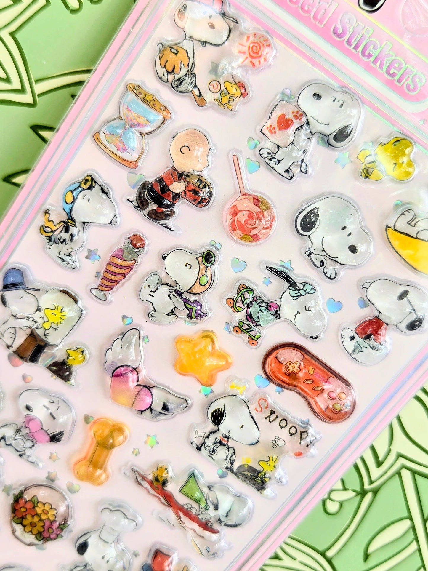 Peanuts Snoopy 3D Raised Acrylic Sticker Sheet