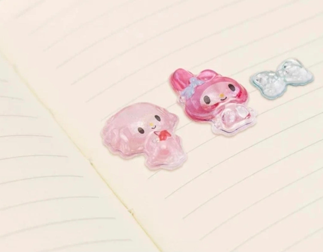 Sanrio Bonbon Drop Seal Sticker Sheets Puffy Resin Acrylic