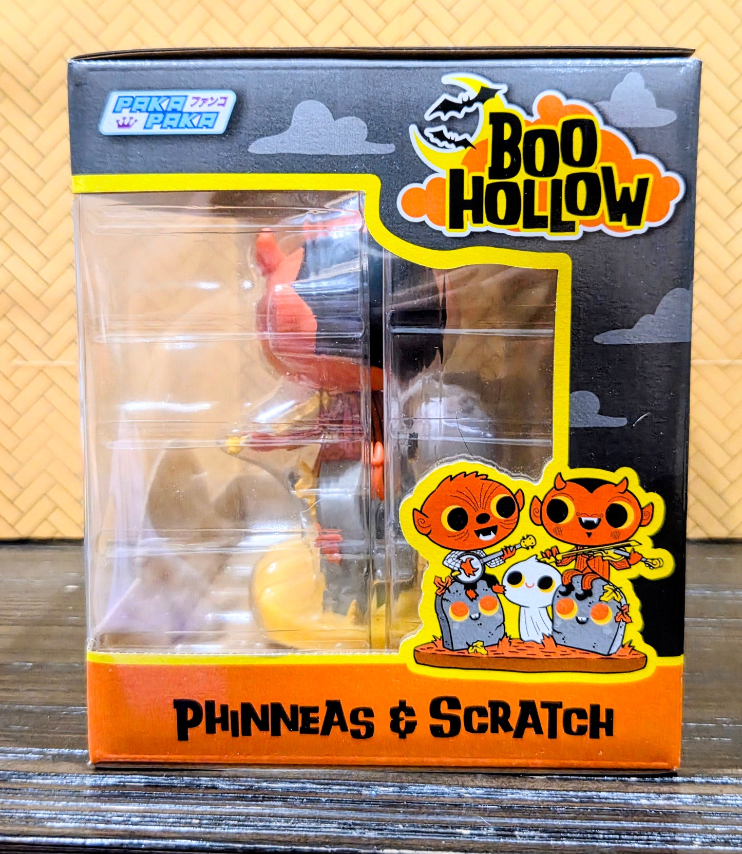 Funko Boo Hollow Phinneas & Scratch boxed set with vinyl figures in plastic window