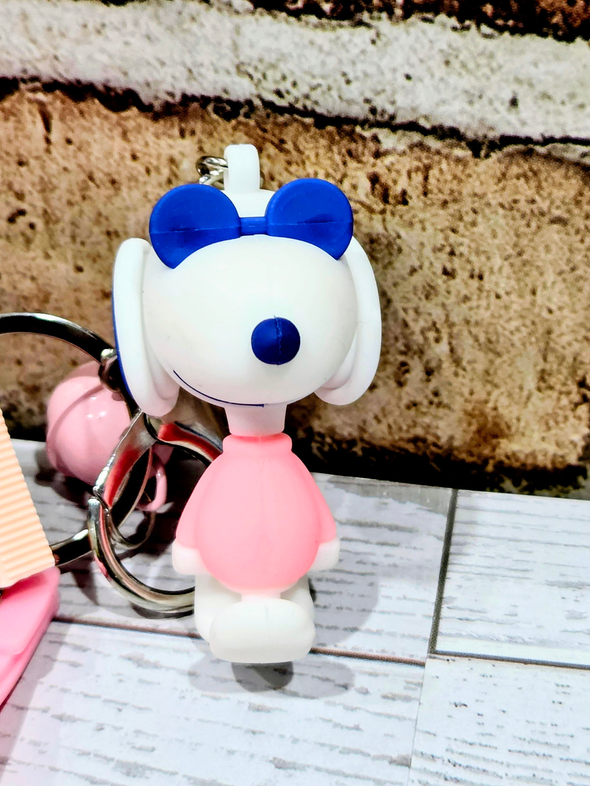 "Stay Cool, Stay Glossy" Snoopy Joe Cool Shea Butter Lip Gloss Keychain Set