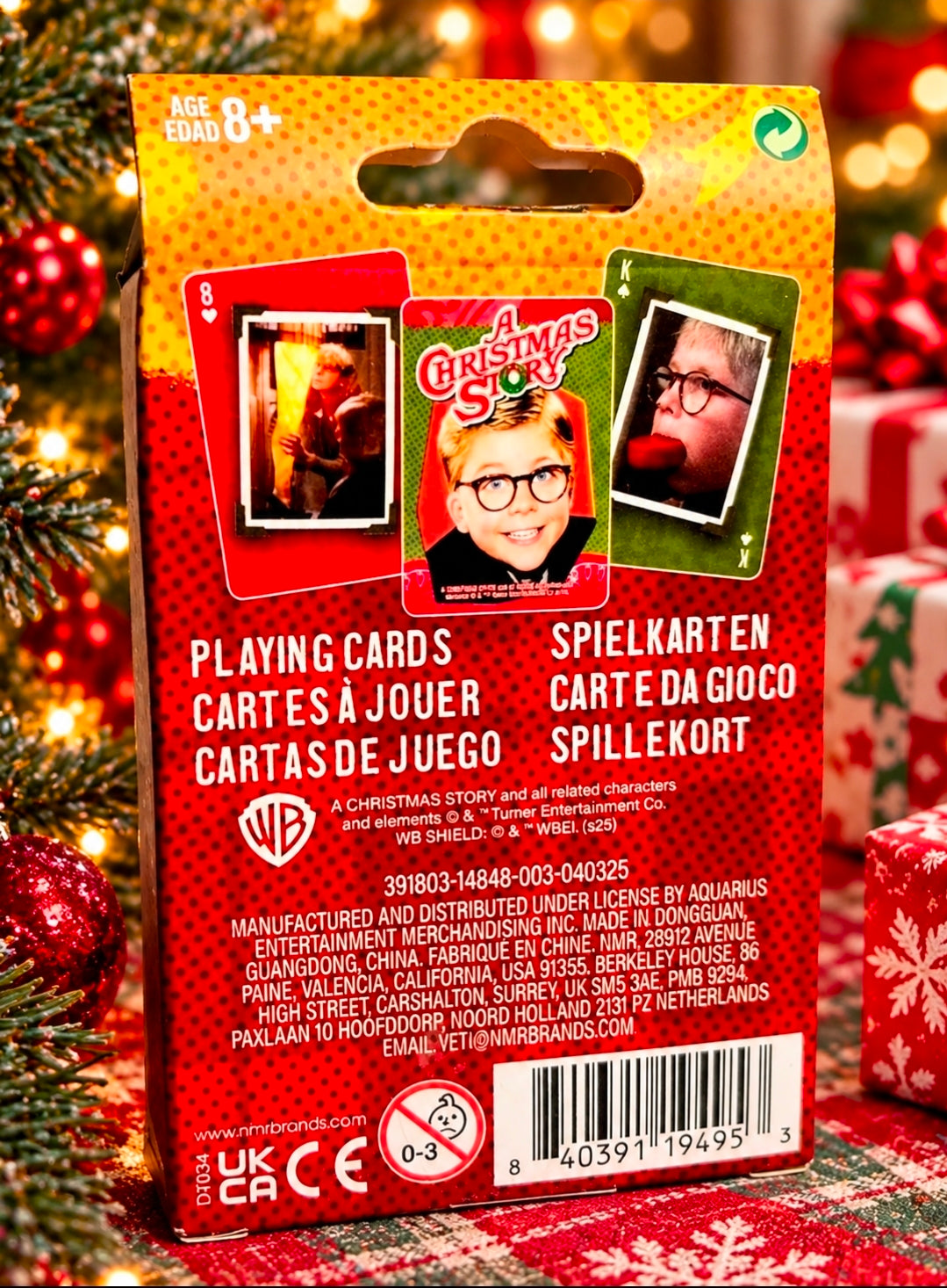 Aquarius A Christmas Story Official Licensed Poker Playing Cards Deck