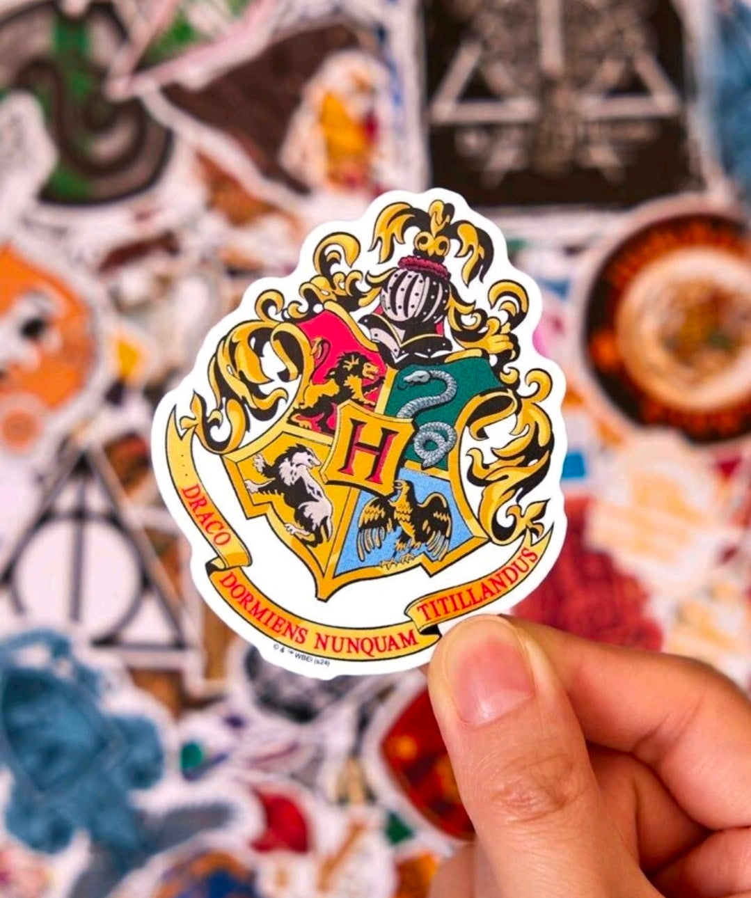 Harry Potter Vinyl Sticker Pack 87pc Wizarding World Hogwarts Houses Decals Gryffindor Slytherin Hufflepuff Ravenclaw