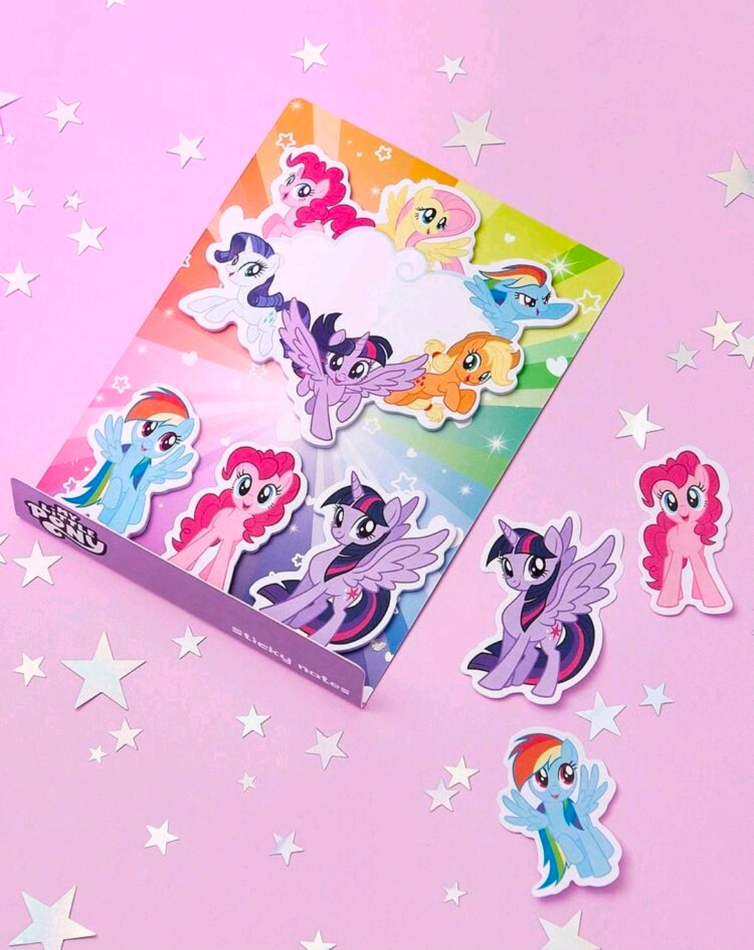 My Little Pony sticky notes and tabs set with pony character stickers