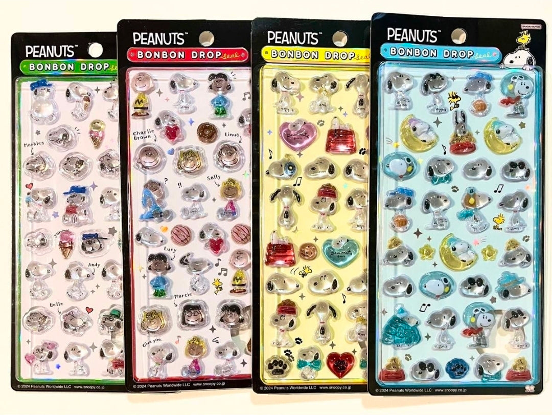 Peanuts Snoopy Bonbon Drop 3D Sticker Sheet
