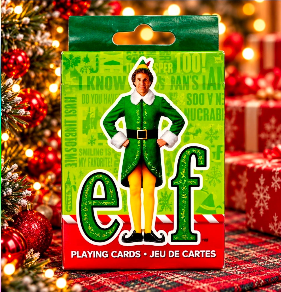 Aquarius Buddy the Elf Licensed Playing Cards 52 Unique Images Poker Size