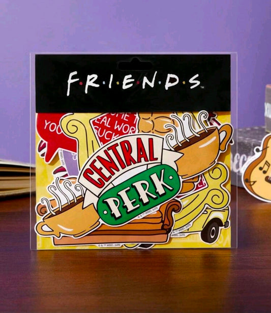 Friends TV Show Large Die Cut Sticker Pack 29pc Licensed WBEI Central Perk Couch Lobster Pivot Quote Decals