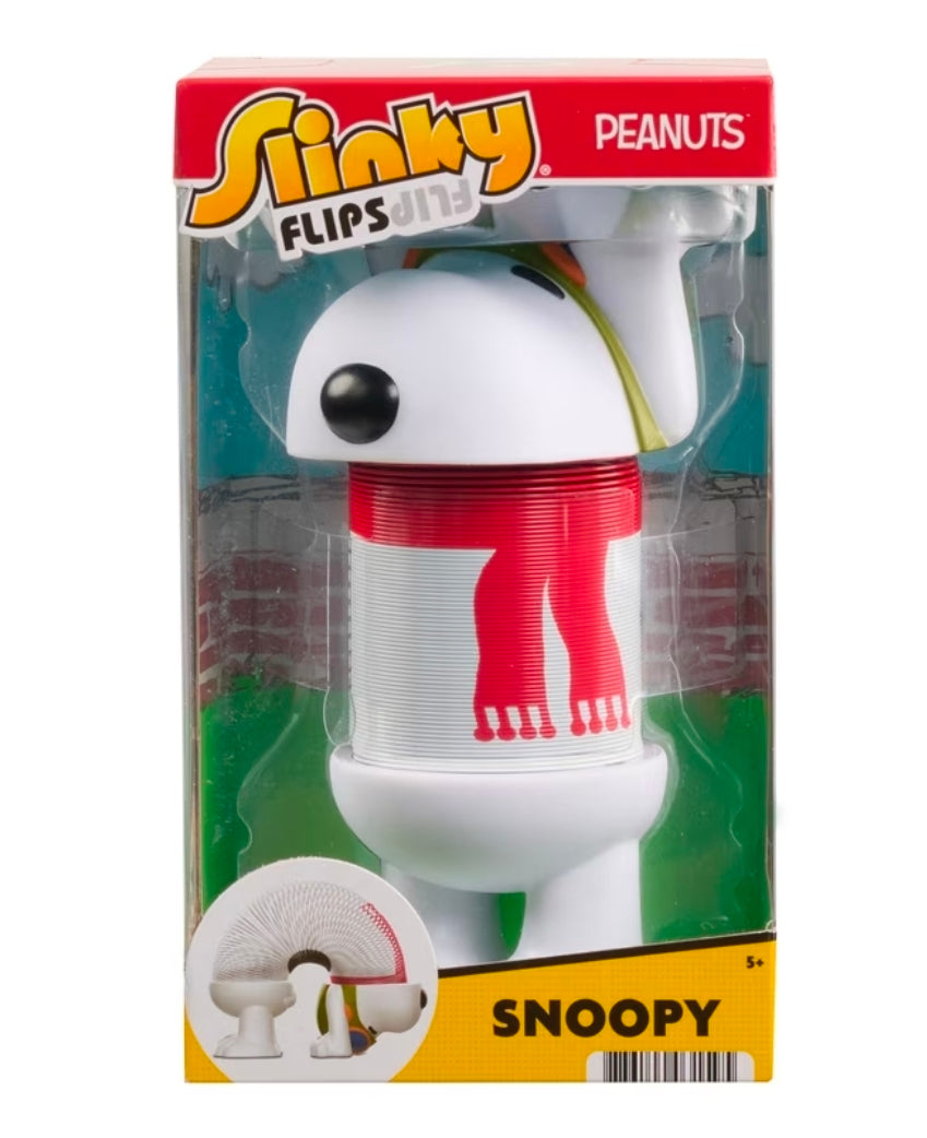 Peanuts Slinky Flips Snoopy Aviator Spring Fidget Toy 75th Anniversary