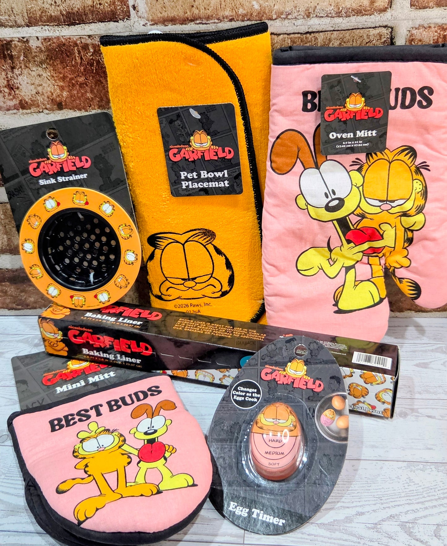 Garfield Kitchen Sink Bundle 6pc Set