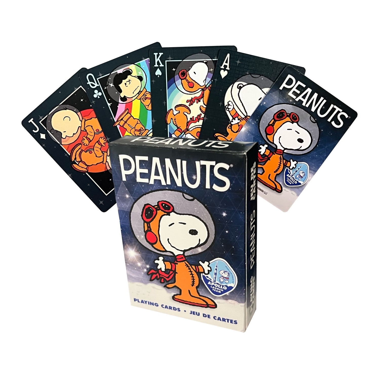 Peanuts Snoopy Apollo Launch Team Playing Cards Aquarius
