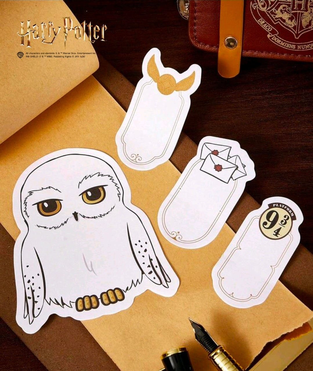 Harry Potter Hedwig Sticky Notepad Sticky Note Tab Set