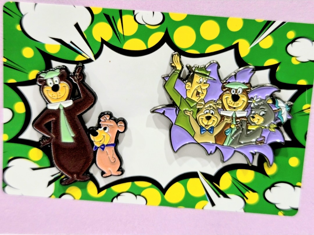 Hanna-Barbera Yogi Bear 2-Piece Enamel Pin Set with Boo-Boo & Full Crew