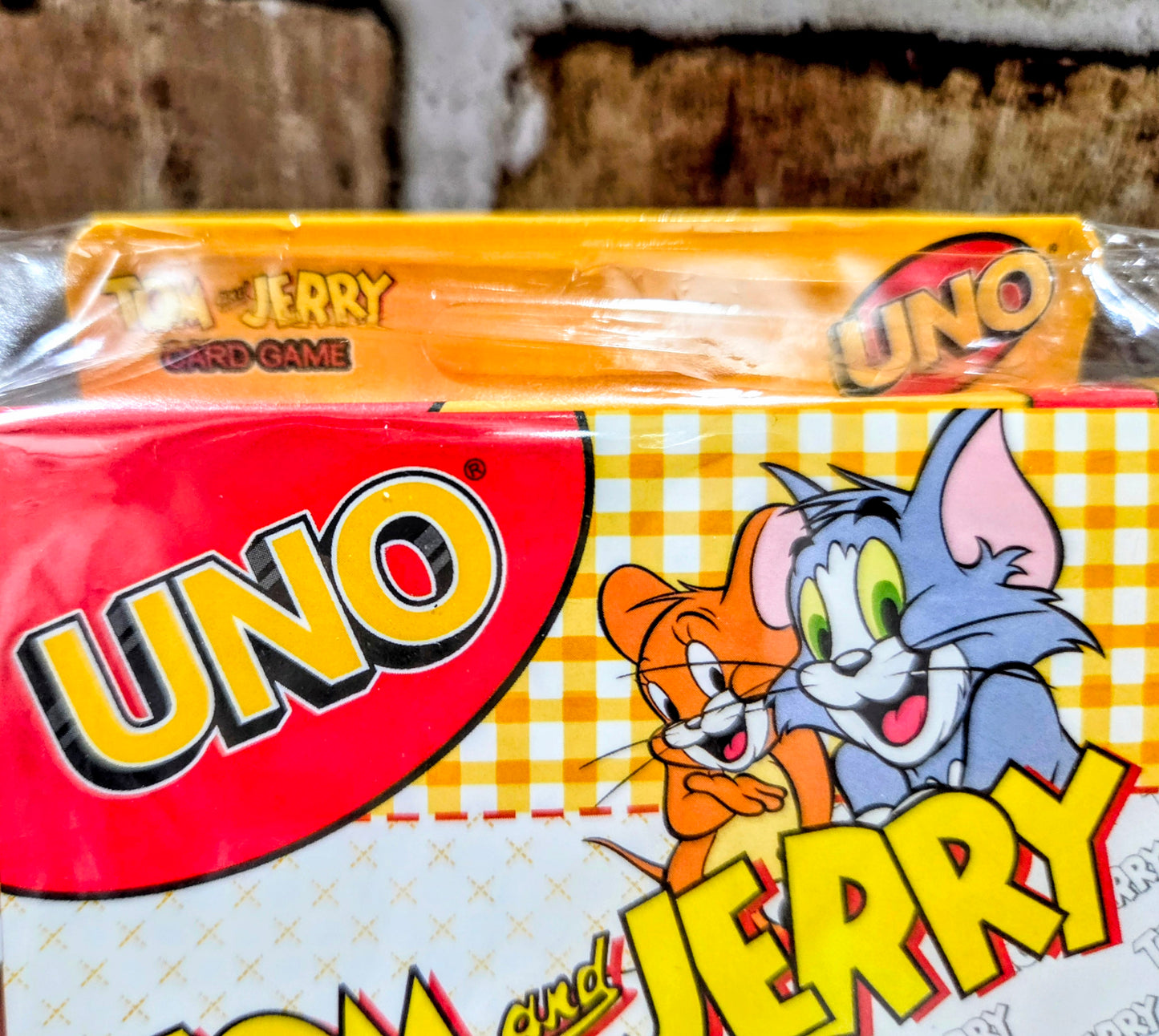 Tom and Jerry UNO Card Game Special Rule Mattel Cartoon Network Retro 90s Family Game Night Collectible